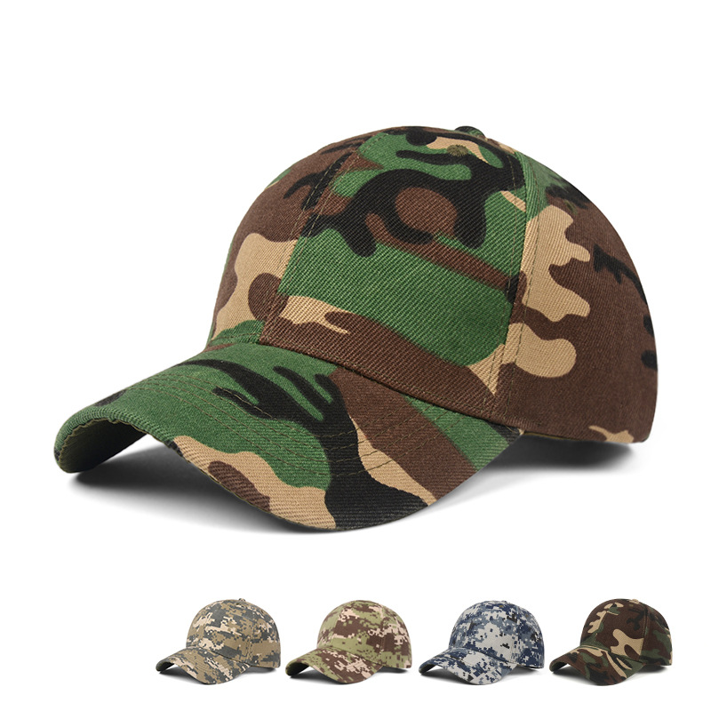 Customized  Camouflage hat baseball cap sun protection sport hiking cap for man and women Snapback c