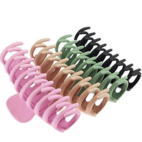 4.3 Inches Nonslip Matte Large Hair Claw Clips for Women Girls Fashion Hair Accessories banana clips